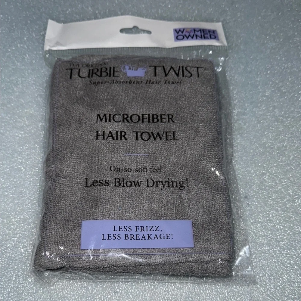 Turbie Twist Microfiber Hair Towel - Gray
